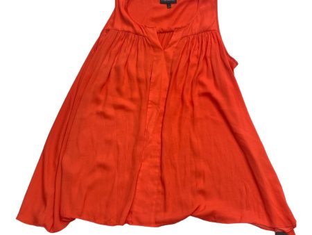 Top Sleeveless By Lane Bryant In Orange, Size: 3x Online Sale