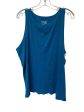 Top Sleeveless Basic By Terra & Sky In Blue, Size: 3x For Sale