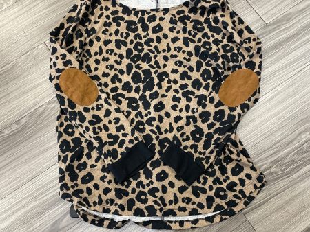 Sweater By Pink Clover In Animal Print, Size: Xxl Online Sale