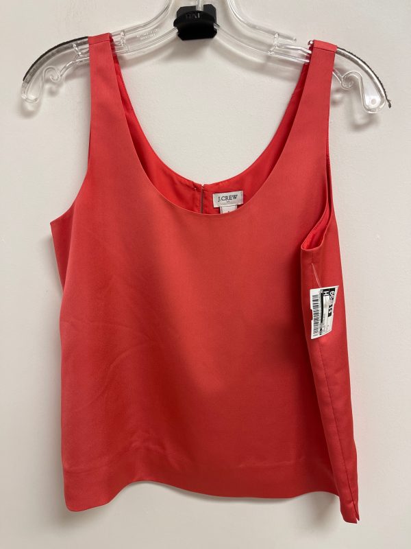 Top Sleeveless By J. Crew In Orange, Size: S Fashion