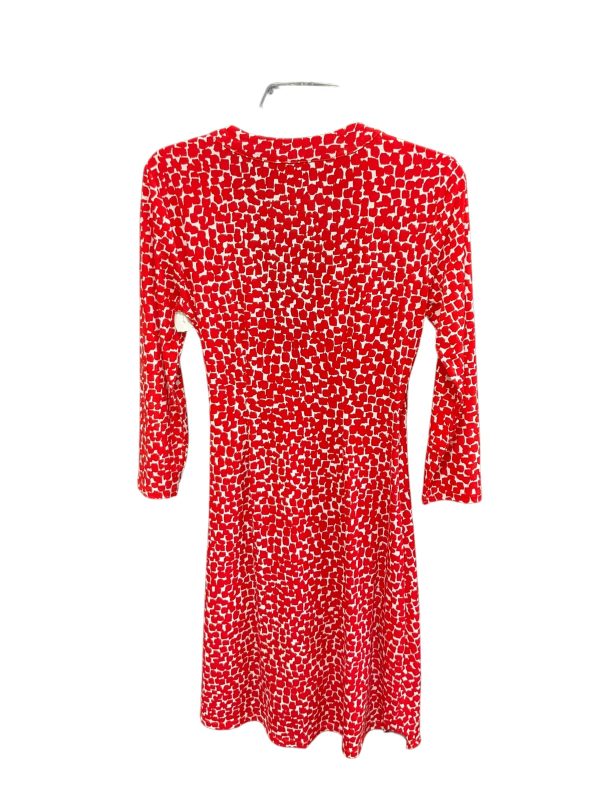 Dress Casual Midi By Bcbgmaxazria In Red White, Size: S Online