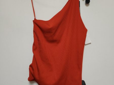 Bodysuit By Express In Orange, Size: Xs Cheap