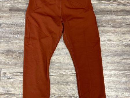 Athletic Capris By Lululemon In Brown, Size: 12 Sale