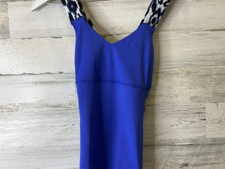 Black & Blue Athletic Tank Top Lululemon, Size S Online Sale