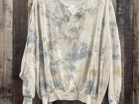 Top Long Sleeve By Young Fabulous & Broke In Tie Dye Print, Size: S Online Sale