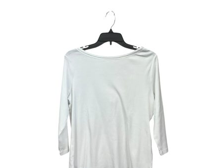 Top 3 4 Sleeve By Chicos In White, Size: M Online Sale