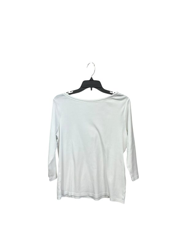 Top 3 4 Sleeve By Chicos In White, Size: M Online Sale