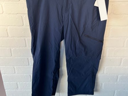 Athletic Capris By Eddie Bauer In Blue, Size: 8 Hot on Sale