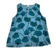 BLUE BLOUSE SLEEVELESS by CABI Size:L Hot on Sale