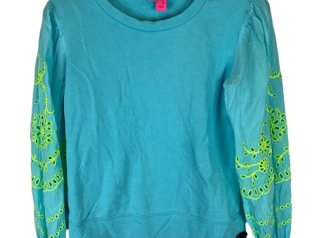 Top Long Sleeve Designer By Lilly Pulitzer In Blue, Size: Xxs Online Sale