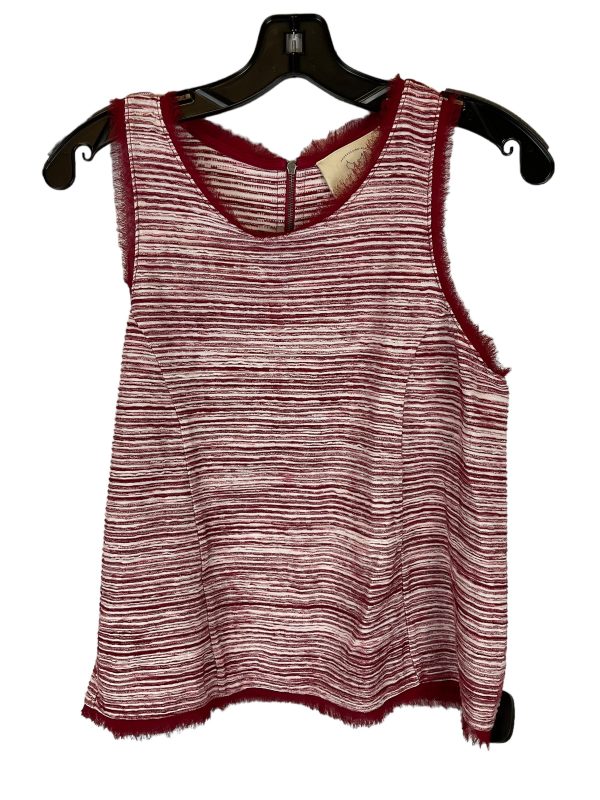 Top Sleeveless By Anthropologie In Red, Size: S Fashion