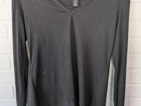 Top Long Sleeve By White House Black Market In Black, Size: Xs Supply