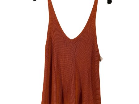 Top Sleeveless By Forever 21 In Orange, Size: S Discount