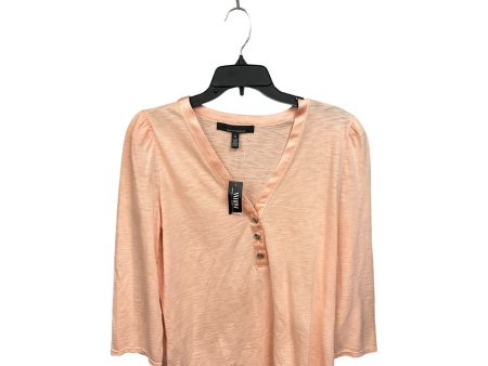 Top 3 4 Sleeve By White House Black Market In Peach, Size: M Online Hot Sale