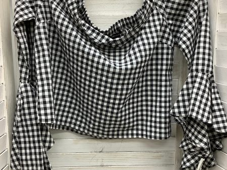 Black & White Top 3 4 Sleeve Forever 21, Size S Online now