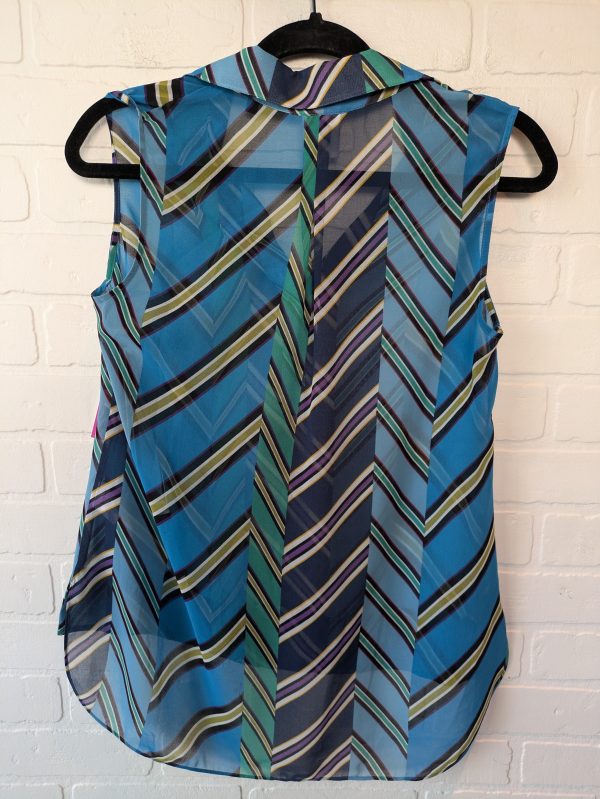 Top Sleeveless By Cabi In Blue, Size: Xs Online Hot Sale