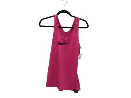 Athletic Tank Top By Nike Apparel In Pink, Size: M Online Sale