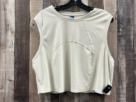 Athletic Tank Top By Old Navy In Beige, Size: Xxl Online Sale