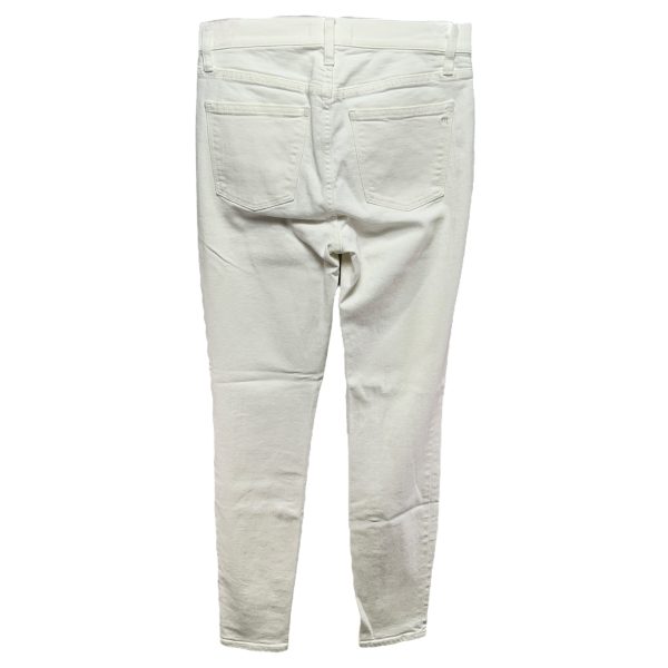 9” High Rise Skinny Jeans By Madewell In White, Size: 2 26 Sale