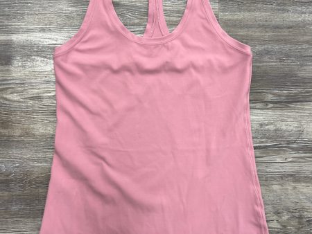 Athletic Tank Top By Lululemon In Pink, Size: M Cheap