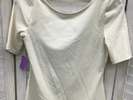 White Top Short Sleeve Ann Taylor, Size S Online Sale