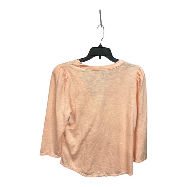 Top 3 4 Sleeve By White House Black Market In Peach, Size: M Online Hot Sale