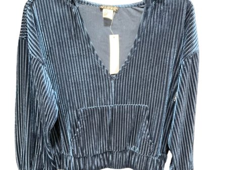 Top Long Sleeve By Venus In Blue, Size: S Hot on Sale