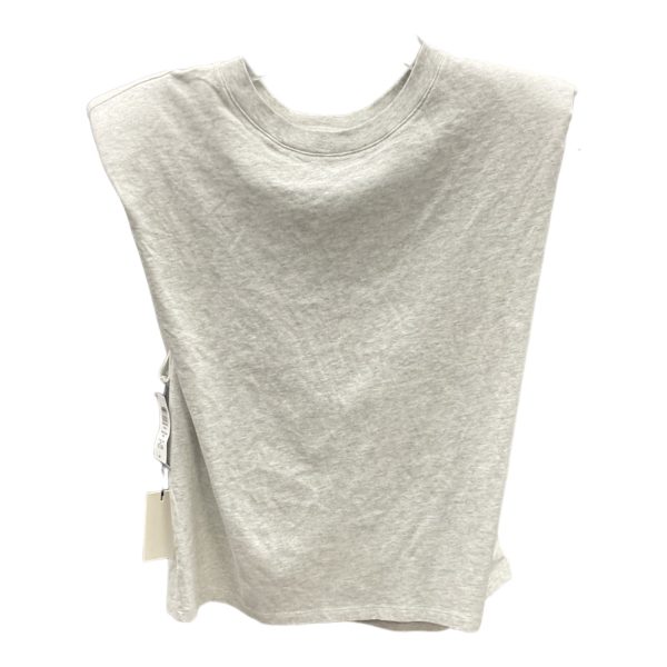 Top Sleeveless By Babaton In Grey, Size: S For Discount