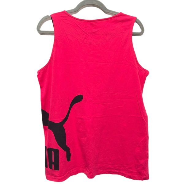 Athletic Tank Top By Puma In Black & Red, Size: M Discount