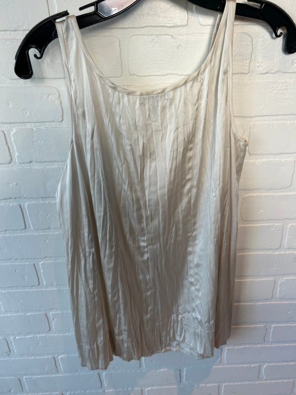 Top Sleeveless By Eileen Fisher In Ivory, Size: S Online Sale