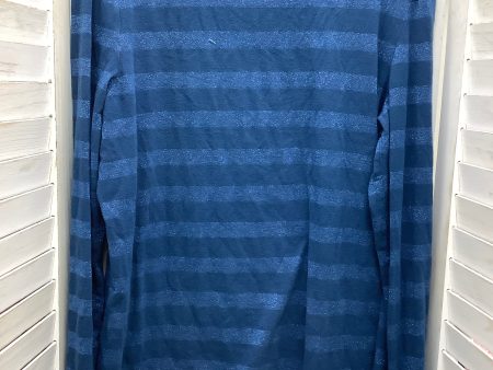 Blue Top Long Sleeve Basic Talbots, Size M For Sale