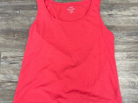 Top Sleeveless By J. Crew In Coral, Size: M Hot on Sale