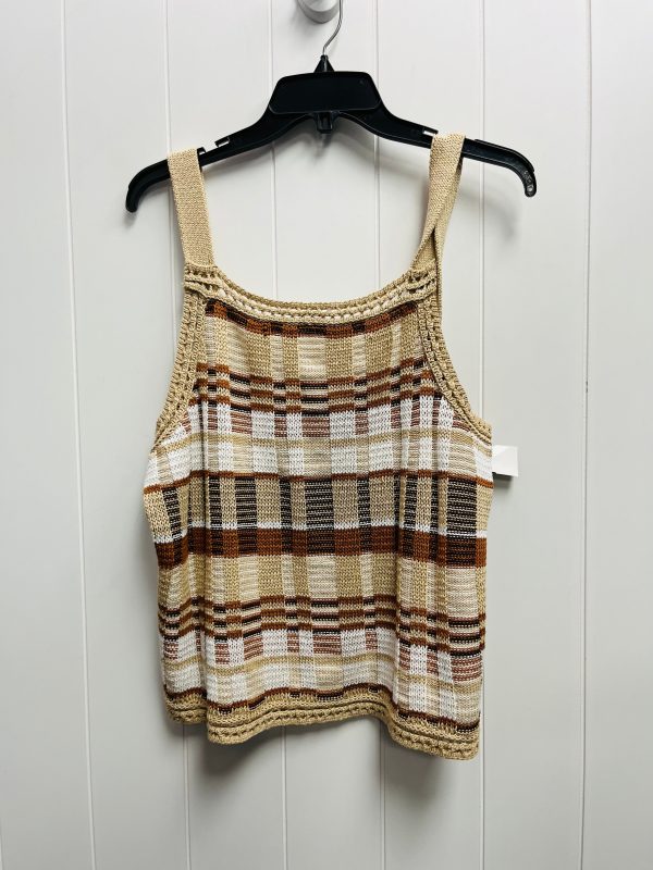 Top Sleeveless By Banana Republic In Cream, Size: L on Sale