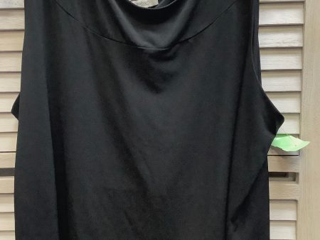 Black Top Sleeveless Basic Dressbarn, Size 2x Online