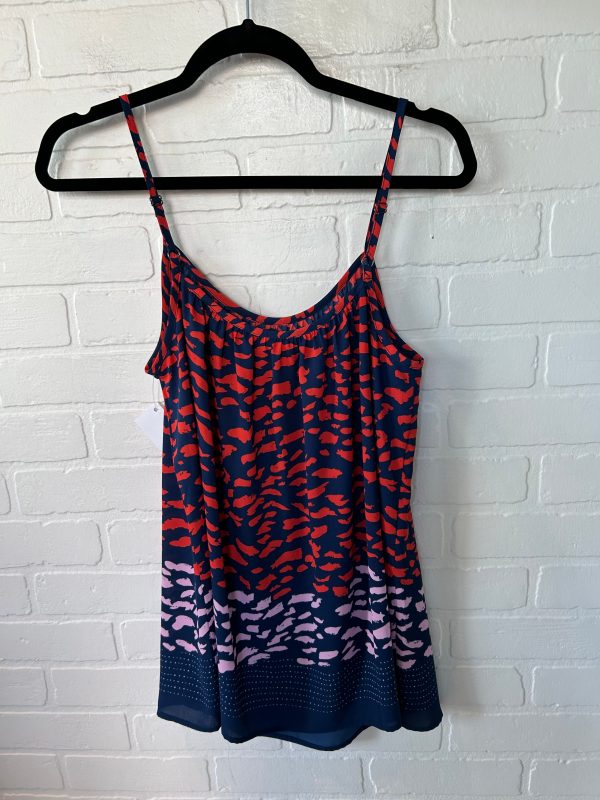 Top Sleeveless By Cabi In Blue & Red, Size: M Online Sale